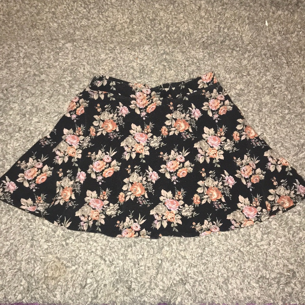Floral Skater Skirt